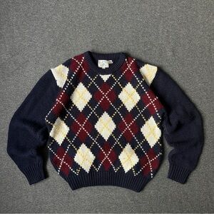 U.S. Polo Assn. wool Sweater - Navy, Burgundy, Cream